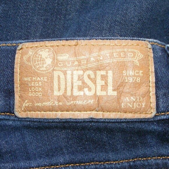 DIESEL Jeans, 27, LIVIER Jeggings, Skinny, Zipper fly, Back pockets, Blue - Picture 10 of 14